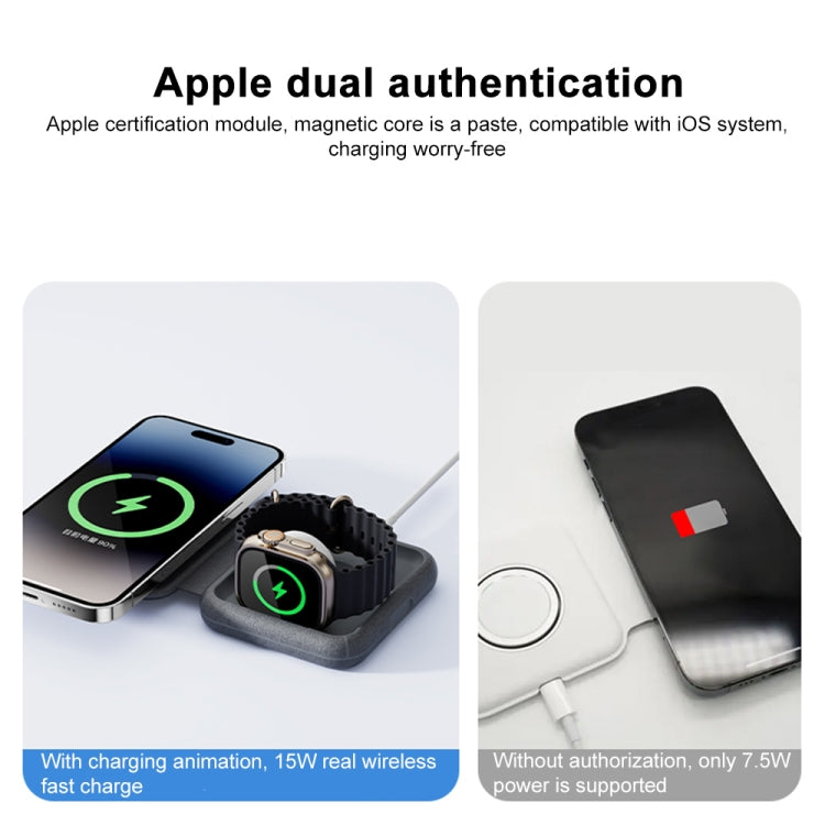 MOMAX UD30 Q.Mag Go 2 in 1 Magsafe Magnetic Wireless Charger
