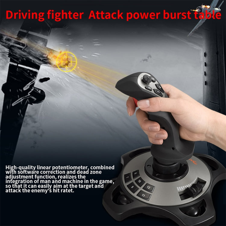 เกมพีซี PXN PXN-2113 เลียนแบบตัวควบคุมการบิน Flying Rocker, PXN PXN-2113