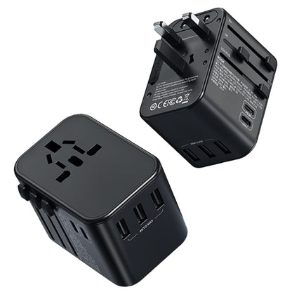 ROCK T62 35.5W Global Travel Multifunctional Plug PD Charger Adapter ปลั๊กไฟ, T62