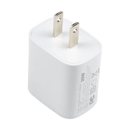 U087 20W USB-C / Type-C + พอร์ต USB ที่ชาร์จสำหรับเดินทางชาร์จเร็ว, ปลั๊ก US, US Plug