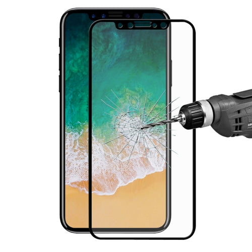 สำหรับ iPhone X ENKAY Hat-Prince 0.26mm 9H ความแข็งพื้นผิว 2.5D ฟิล์มกรองแสงแบบเต็มหน้าจอป้องกันการระเบิด, For X (0.26mm 2.5D)