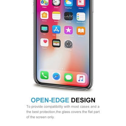 สำหรับ iPhone 11 Pro / XS / X 50 ชิ้น 0.26 มม. 9H ความแข็งพื้นผิวป้องกันการระเบิดไม่เต็มหน้าจอฟิล์มกระจกนิรภัย, For iPhone 11 Pro / XS / X(50 PCS)