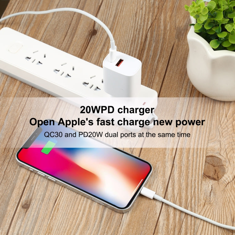 สายเคเบิลข้อมูลการชาร์จอย่างรวดเร็ว USB-C / Type-C 100W ถึง 8 พิน ความยาว: 1 ม, 1m Type-C to 8 Pin