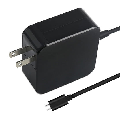 อะแดปเตอร์แปลงไฟ USB-C / Type-C 45W ที่ชาร์จแบบพกพาสำหรับแล็ปท็อปที่มีสายชาร์จ Type-C ปลั๊ก US, 45W US Plug /Black