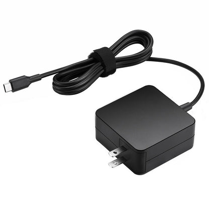 อะแดปเตอร์แปลงไฟ USB-C / Type-C 45W ที่ชาร์จแบบพกพาสำหรับแล็ปท็อปที่มีสายชาร์จ Type-C ปลั๊ก US, 45W US Plug /Black