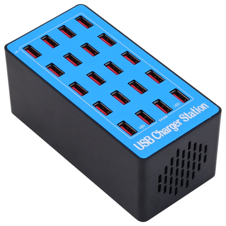 สถานีชาร์จ USB อัจฉริยะมัลติฟังก์ชั่น 100W 20 In 1, A5+