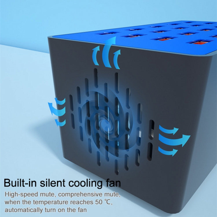 สถานีชาร์จ USB อัจฉริยะมัลติฟังก์ชั่น 100W 20 In 1, A5+