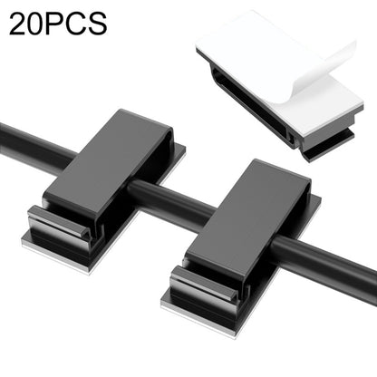 HG2613 20 PCS Desktop Data Cable Organizer คลิปยึด