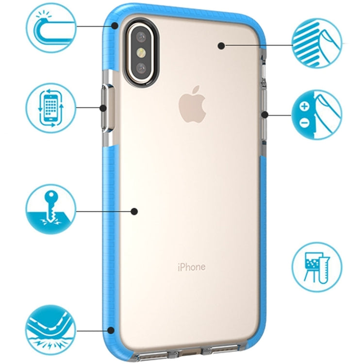 สำหรับ iPhone X / XS แฟชั่นเนื้อโปร่งใสป้องกันการชนกันเคส TPU, For X