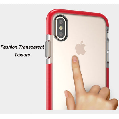 สำหรับ iPhone X / XS แฟชั่นเนื้อโปร่งใสป้องกันการชนกันเคส TPU, For X