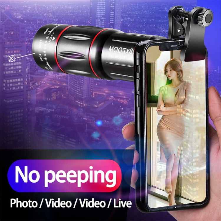 W28-QK โทรศัพท์มือถือ Universal Lens Telescope 28X ชุดกระเป๋าใหญ่, Big Pocket