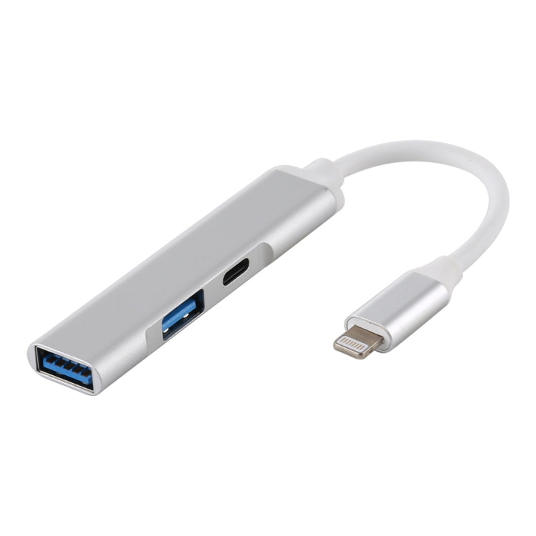 S-206 3 in 1 8 Pin Male ถึง 2 x USB 3.0 + 8 Pin Female Camera Reader Adapter, S-206