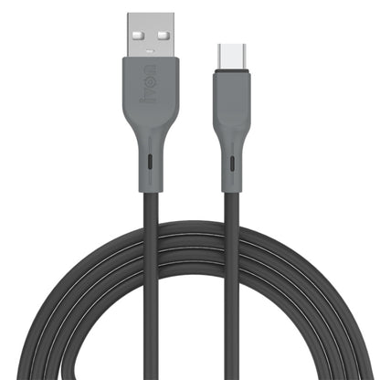 IVON CA78 2.4A Type-C / USB-C สายเคเบิลข้อมูลการชาร์จอย่างรวดเร็ว ความยาว: 1 ม, Type-C