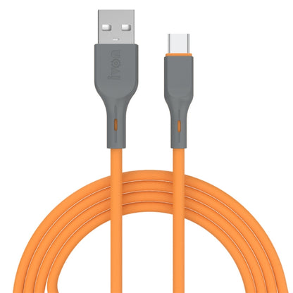 IVON CA78 2.4A Type-C / USB-C สายเคเบิลข้อมูลการชาร์จอย่างรวดเร็ว ความยาว: 1 ม, Type-C