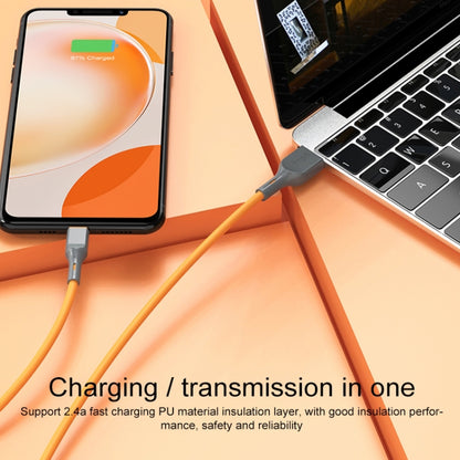 IVON CA78 2.4A Type-C / USB-C สายเคเบิลข้อมูลการชาร์จอย่างรวดเร็ว ความยาว: 1 ม, Type-C