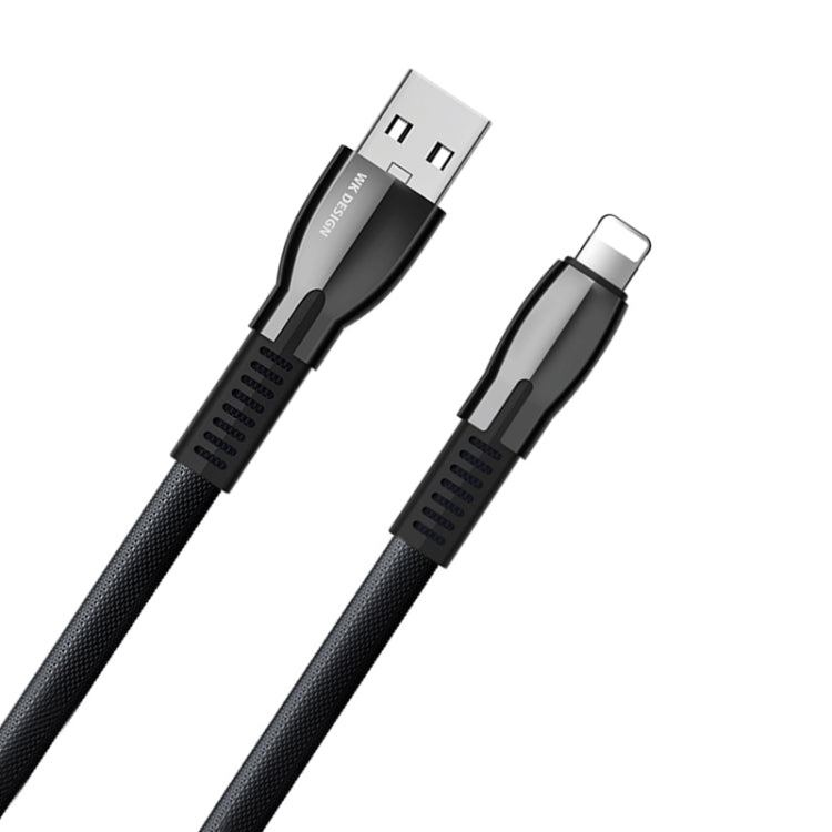 WK WDC-107i 1m 2.4A Saint Zinc Alloy Series USB ถึง 8 Pin Data Sync สายชาร์จ, 8 Pin
