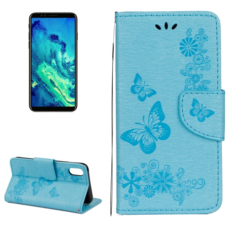 สำหรับ iPhone X / XS ซองหนังพลิกแนวนอนลายดอกไม้ผีเสื้อพร้อมตัวยึดและช่องเสียบการ์ดและกระเป๋าสตางค์และเชือกเส้นเล็ก, For X