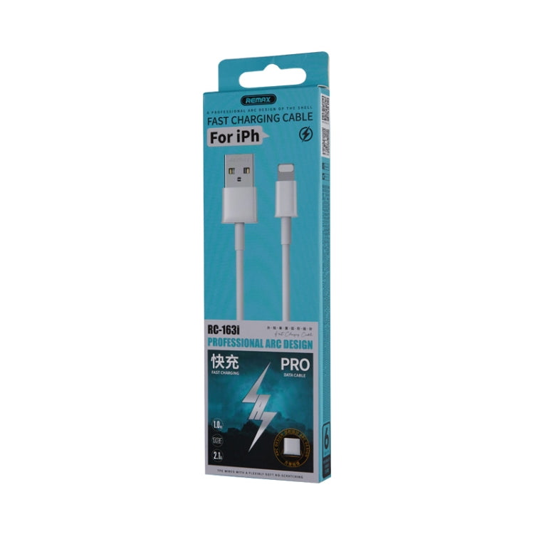 Remax RC-163i 2.1A 8 Pin Fast Charging Pro Data Cable ความยาว 1 ม, 8 Pin
