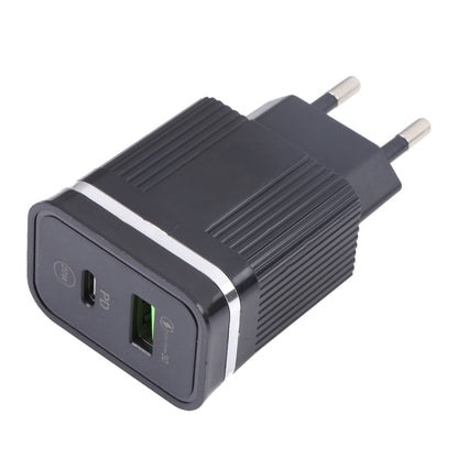 46-A2C2 20W PD + QC3.0 USB ที่ชาร์จเร็วมัลติฟังก์ชั่น， ปลั๊ก EU, EU Plug