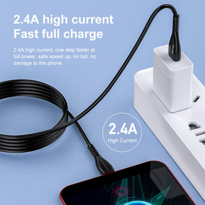 awei CL-115M 1 ม. 2.4A สายชาร์จ USB เป็น Micro USB