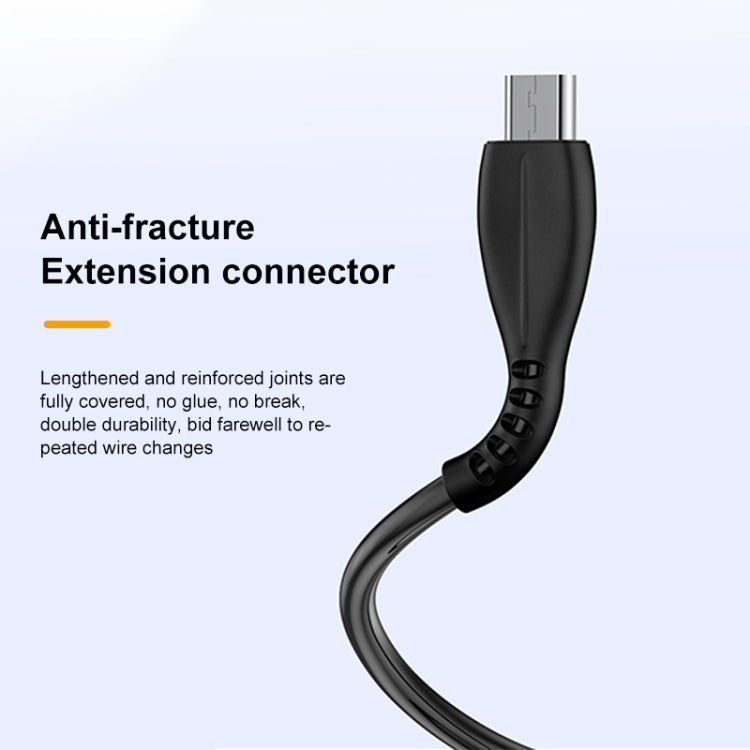 awei CL-115M 1 ม. 2.4A สายชาร์จ USB เป็น Micro USB