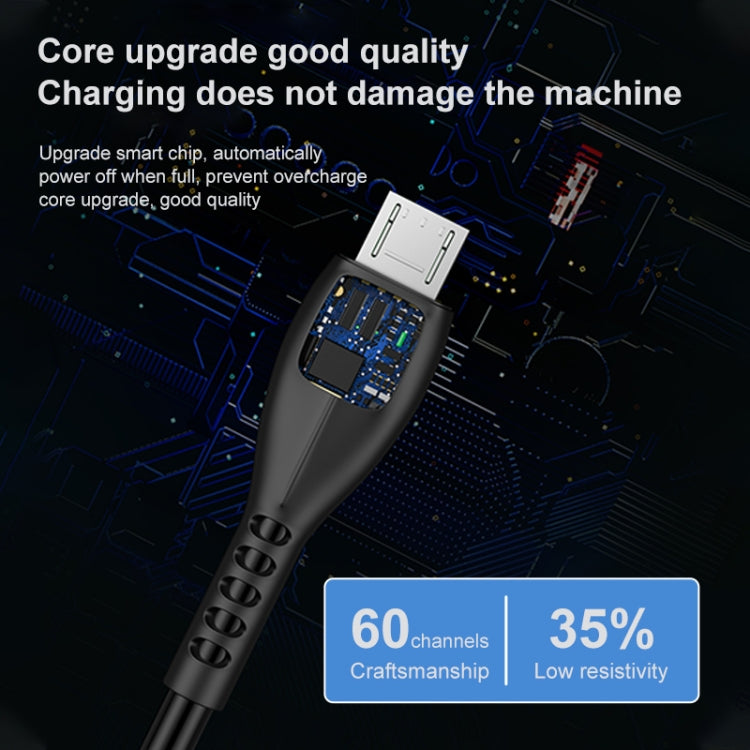 awei CL-115M 1 ม. 2.4A สายชาร์จ USB เป็น Micro USB