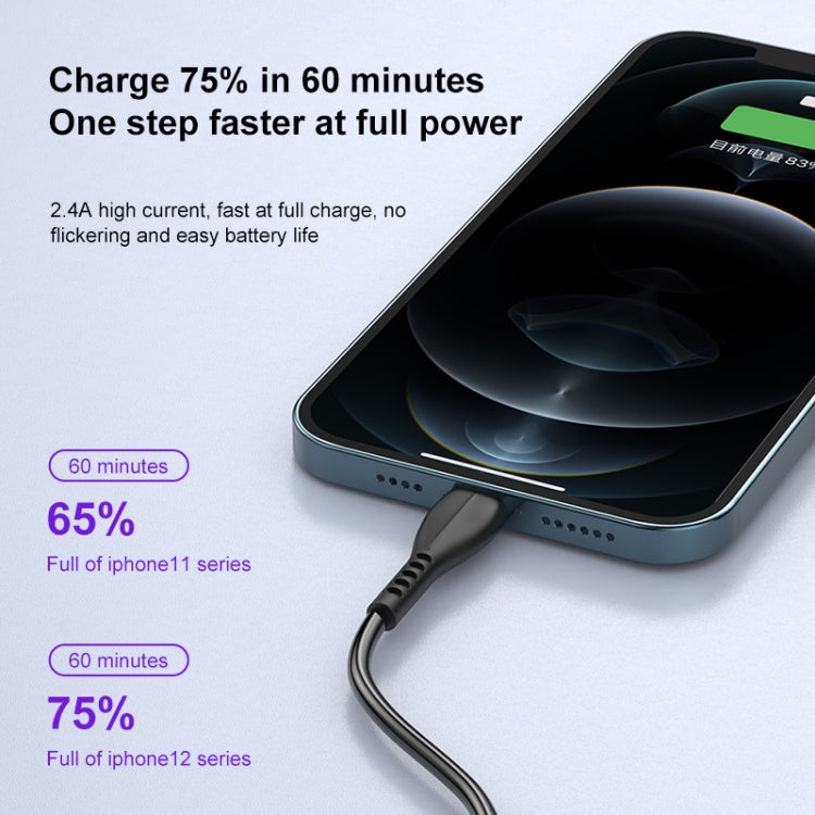 awei CL-115L สายชาร์จ USB to 8 Pin ขนาด 1 ม. 2.4A