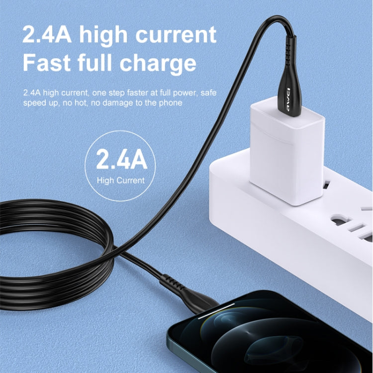 awei CL-115L สายชาร์จ USB to 8 Pin ขนาด 1 ม. 2.4A
