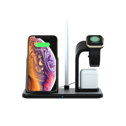 N35 เครื่องชาร์จไร้สายด่วนแบบแยกการออกแบบ 3 ใน 1 สำหรับ iPhone, Apple Watch, AirPods