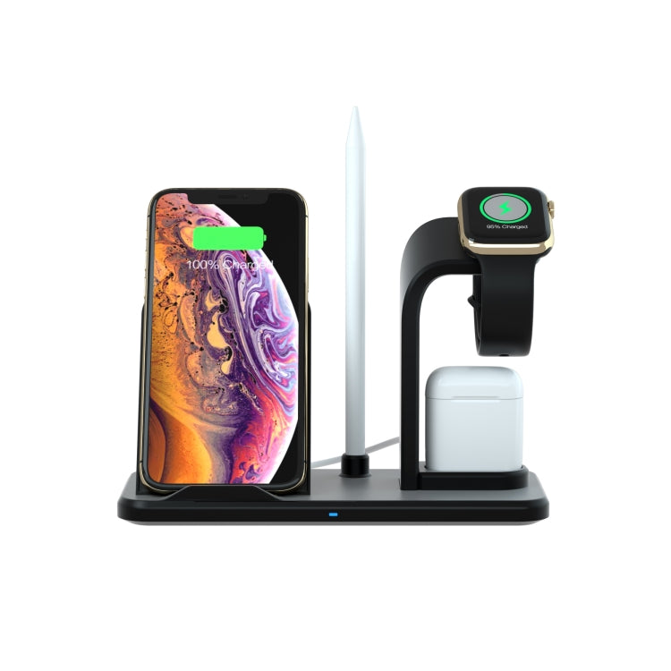 N35 เครื่องชาร์จไร้สายด่วนแบบแยกการออกแบบ 3 ใน 1 สำหรับ iPhone, Apple Watch, AirPods