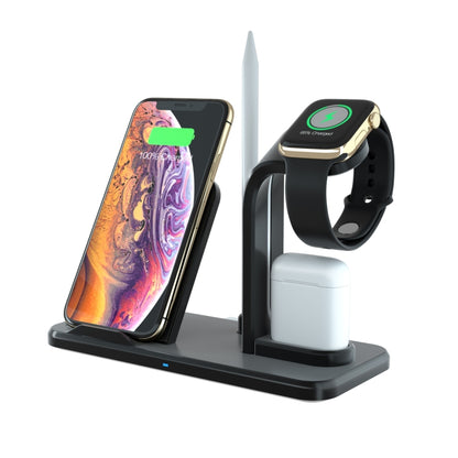 N35 เครื่องชาร์จไร้สายด่วนแบบแยกการออกแบบ 3 ใน 1 สำหรับ iPhone, Apple Watch, AirPods