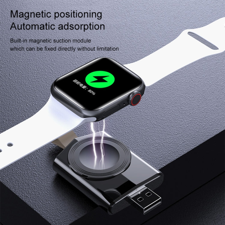 K03 เครื่องชาร์จไร้สายแม่เหล็กแบบพกพาอเนกประสงค์สำหรับ Apple Watch Series 6/5 / SE / 4/3/2/1
