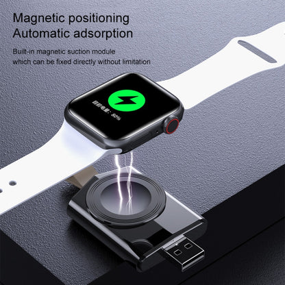 K03 เครื่องชาร์จไร้สายแม่เหล็กแบบพกพาอเนกประสงค์สำหรับ Apple Watch Series 6/5 / SE / 4/3/2/1