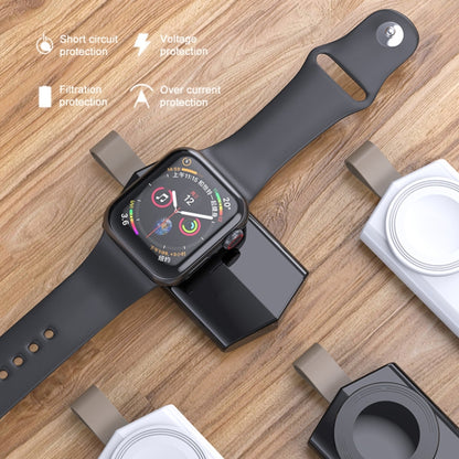 K03 เครื่องชาร์จไร้สายแม่เหล็กแบบพกพาอเนกประสงค์สำหรับ Apple Watch Series 6/5 / SE / 4/3/2/1