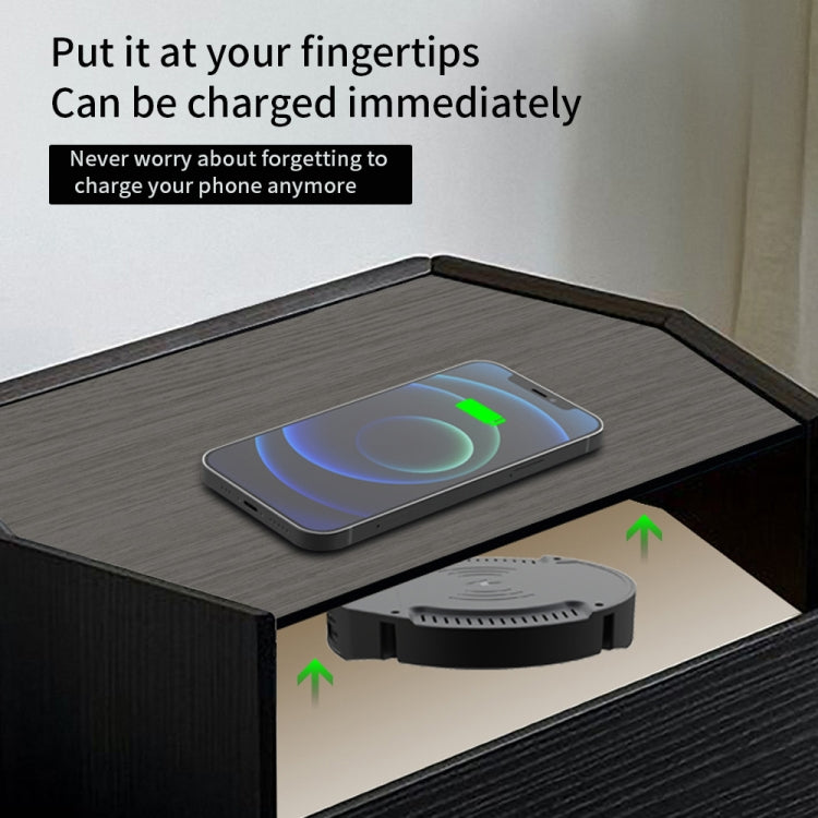 T16 เครื่องชาร์จไร้สายแม่เหล็กแบบแน่นหนาระยะไกล 10W สำหรับเดสก์ท็อปที่มีความหนาไม่เกิน 30 มม., T16