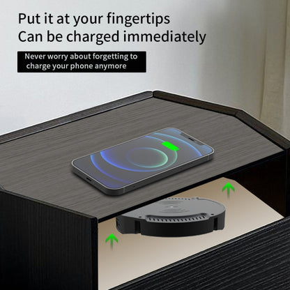 T16 เครื่องชาร์จไร้สายแม่เหล็กแบบแน่นหนาระยะไกล 10W สำหรับเดสก์ท็อปที่มีความหนาไม่เกิน 30 มม., T16