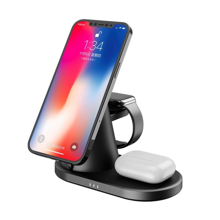 Y05 3 in 1 15W Telescopic Magnetic Wireless Charger สำหรับโทรศัพท์มือถือ / นาฬิกา Apple / AirPods, Y05