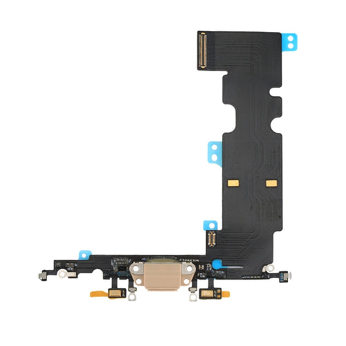 สายชาร์จ Port Flex สำหรับ iPhone 8 Plus (สีทอง), For iPhone 8 Plus