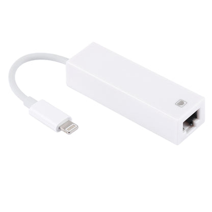 NK107A1 8 Pin to RJ45 Ethernet LAN Network Adapter Cable สำหรับ iPhone / iPad Series, ความยาวรวม: 16 ซม.