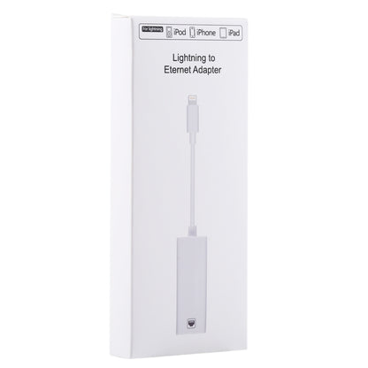NK107A1 8 Pin to RJ45 Ethernet LAN Network Adapter Cable สำหรับ iPhone / iPad Series, ความยาวรวม: 16 ซม.