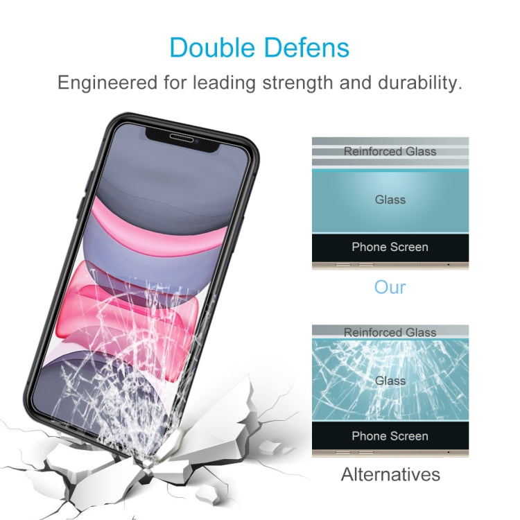 สำหรับ iPhone 11 / XR 2 ชิ้น 0.26mm 9H 2.5D ฟิล์มกระจกนิรภัย, For iPhone 11 / XR(2 PCS)
