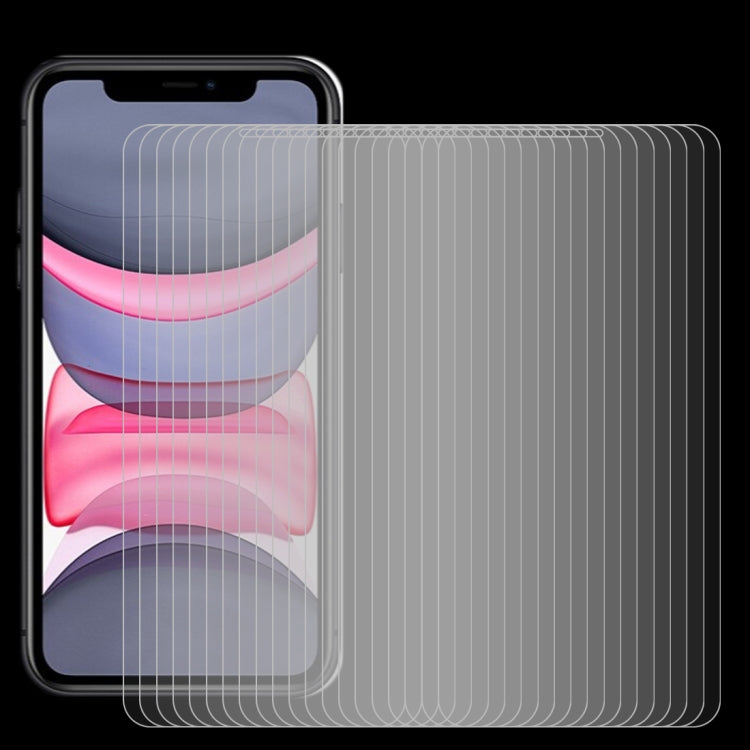 สำหรับ iPhone 11 / XR 100 ชิ้น 0.26mm 9H 2.5D ฟิล์มกระจกนิรภัย, For iPhone 11 / XR(100 PCS)