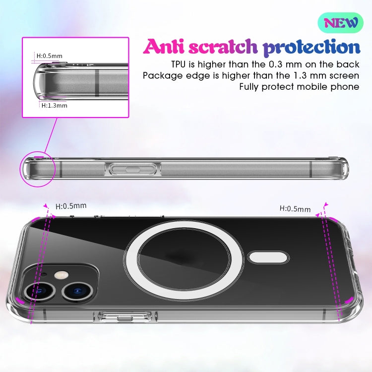 สำหรับ iPhone 7 Plus / 8 Plus เคส Magsafe แหวนแม่เหล็กแบบเรียบง่ายรวมทุกอย่าง PC คริสตัลอะคริลิคใส + เคสกันกระแทก TPU, For iPhone 7 Plus