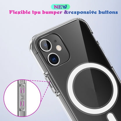 สำหรับ iPhone 7 Plus / 8 Plus เคส Magsafe แหวนแม่เหล็กแบบเรียบง่ายรวมทุกอย่าง PC คริสตัลอะคริลิคใส + เคสกันกระแทก TPU, For iPhone 7 Plus