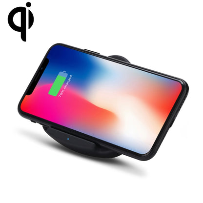 QK11 10W ABS + PC แท่นชาร์จไร้สาย Qi ชาร์จเร็ว, QK11 Black, QK11 Gold, QK11 Blue