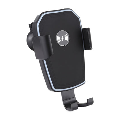 K81 10W QI Universal หมุนแรงโน้มถ่วง Induction รถชาร์จไร้สายผู้ถือโทรศัพท์มือถือพร้อมถ้วยดูด, K81