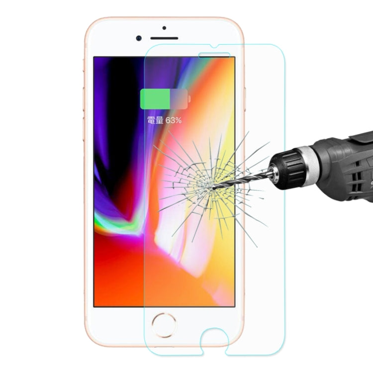 ENKAY สำหรับ iPhone 8 Plus และ 7 Plus 0.26mm 9H ความแข็ง 2.5D ฟิล์มกระจกนิรภัยแบบโค้ง, For 8P & 7P