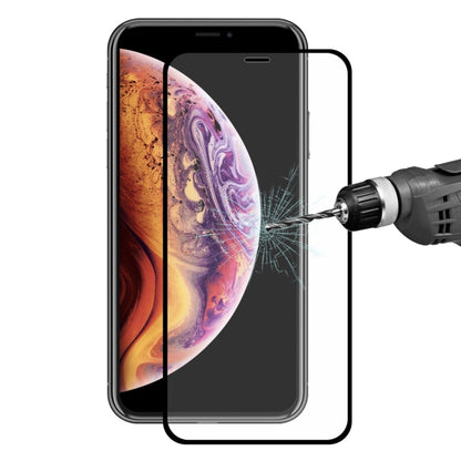 สำหรับ iPhone X / XS ENKAY Hat-Prince 0.2mm 9H 2.5D ฟิล์มกระจกนิรภัยแบบเต็มหน้าจอ, For X / XS (2.5D)