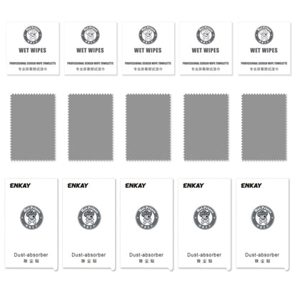 5 ชิ้นสำหรับ iPhone XS Max ENKAY Hat-Prince 0.2mm 9H 2.5D ฟิล์มกระจกนิรภัยแบบเต็มหน้าจอ, For XS Max (2.5D)