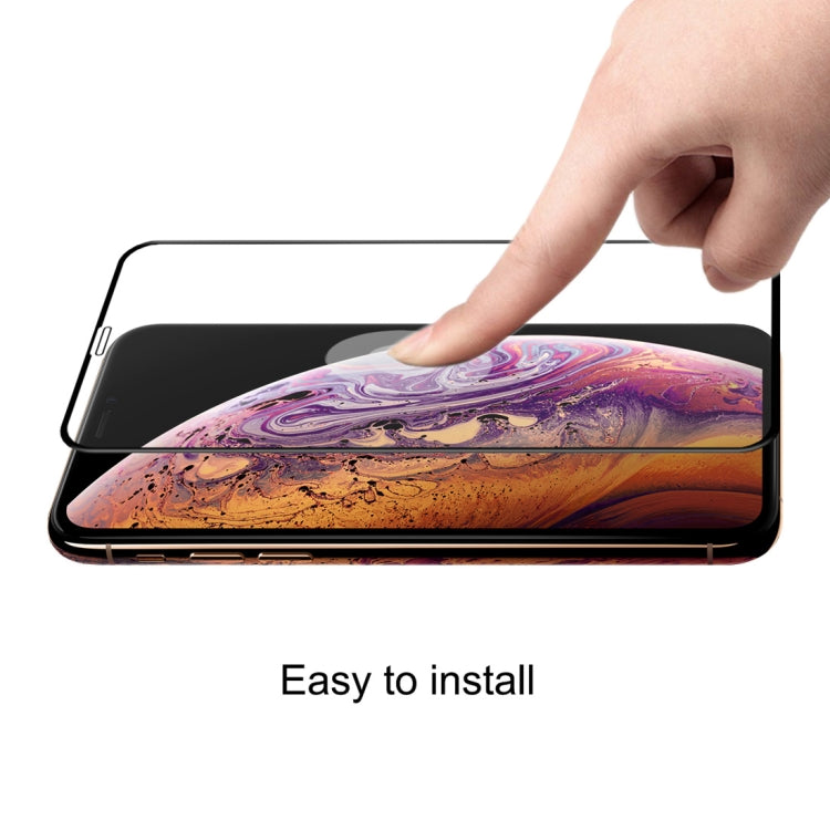 สำหรับ iPhone 11 Pro / XS / X ENKAY HatPrince 0.26mm 9H 6D ฟิล์มกระจกนิรภัยแบบเต็มหน้าจอโค้ง, For X / XS (6D)
